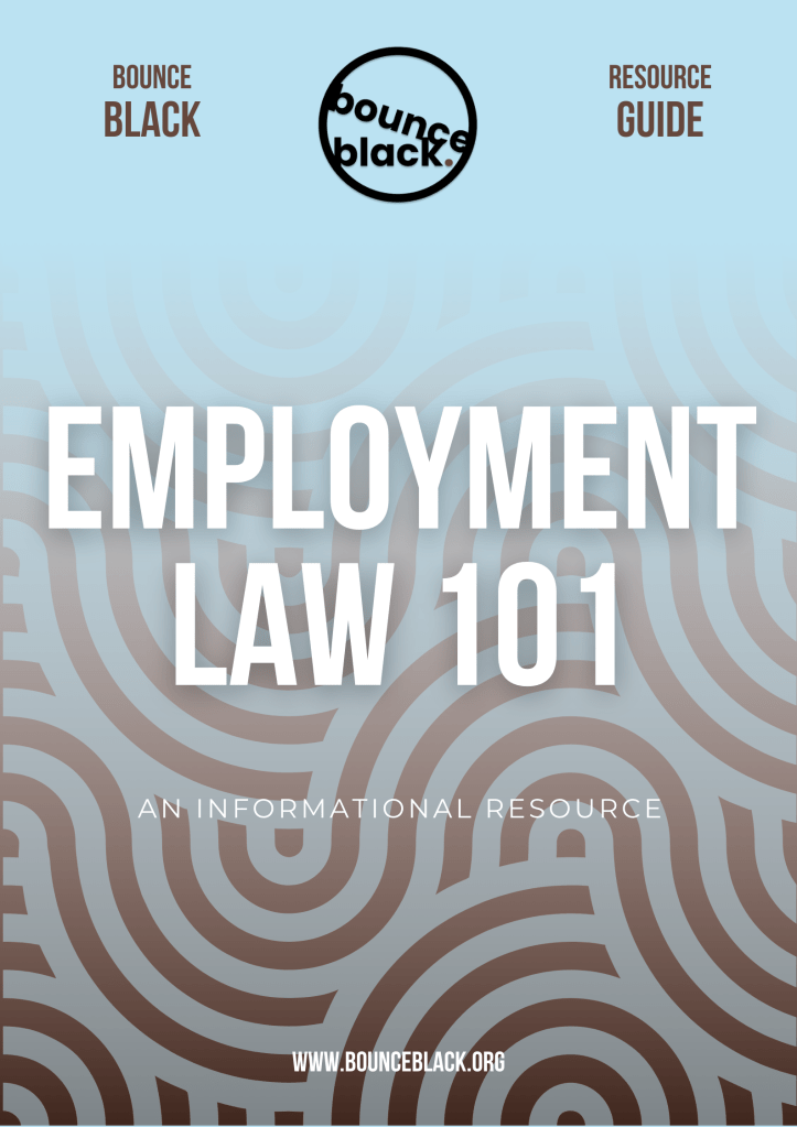Cover image for the Bounce Black Guide to Employment Law
